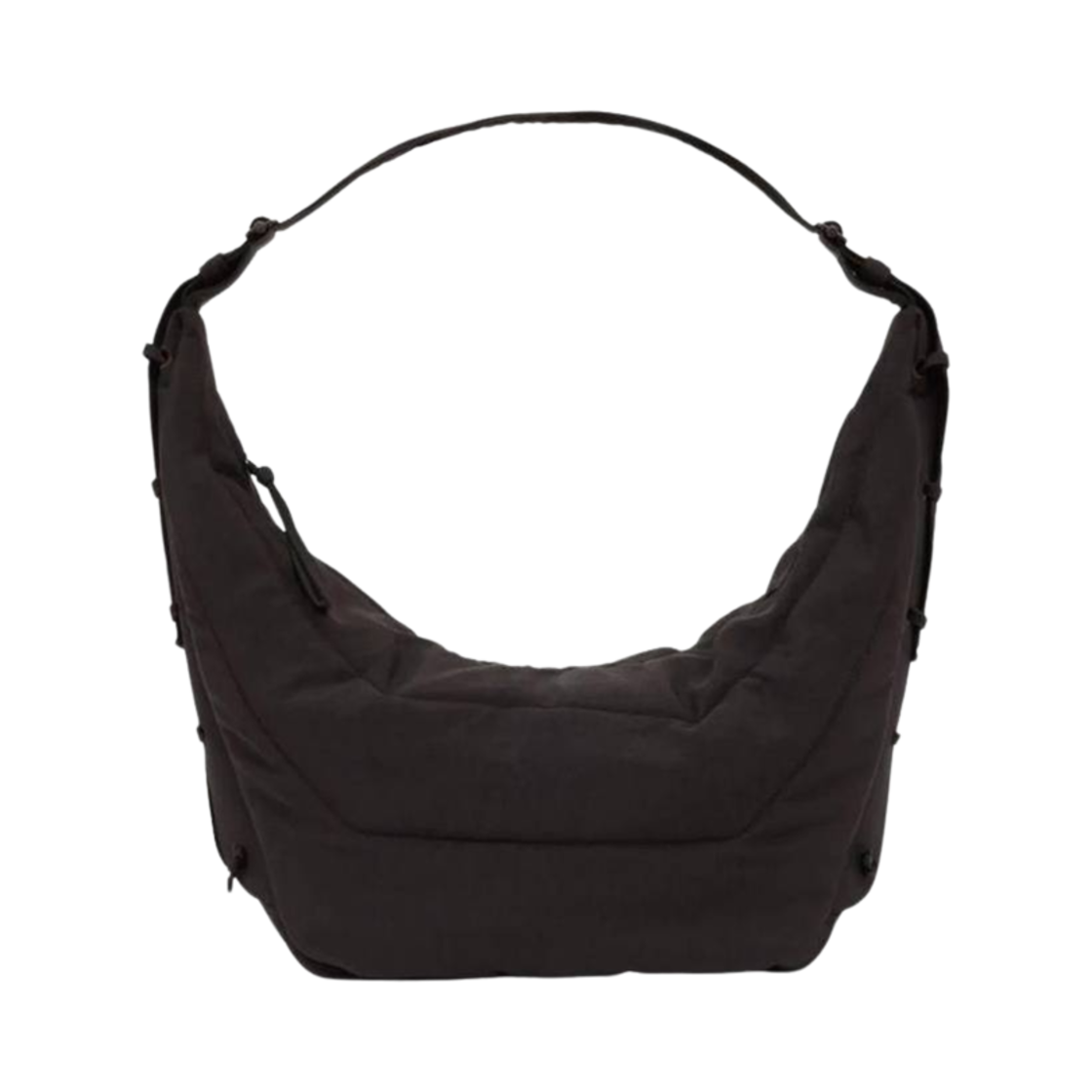 르메르 워터 리펠런트 나일론 캔버스 라지 소프트 게임 백 다크 초콜릿(Lemaire WR Nylon Canvas Large Soft Game Bag Dark Chocolate)