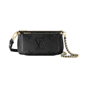 Louis Vuitton Multi Pochette Accessoires Monogram Empreinte Black