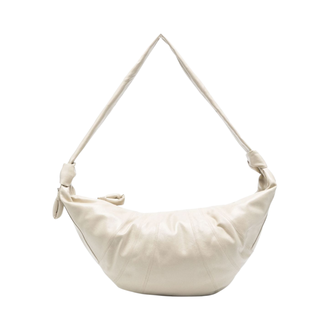 르메르 라지 크루아상 백 코티드 리넨 캔버스 더스티 매스틱(Lemaire Large Croissant Bag Coated Linen Canvas Dusty Mastic) - 1