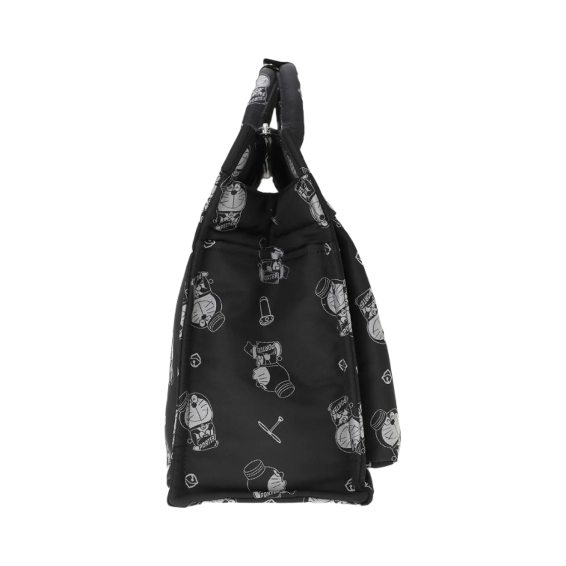 포터 x 도라에몽 투웨이 토트백 블랙 (오리지널 캔 뱃지 포함)(Porter x Doraemon 2Way Tote Bag Black (With Original Can Badge)) - 2