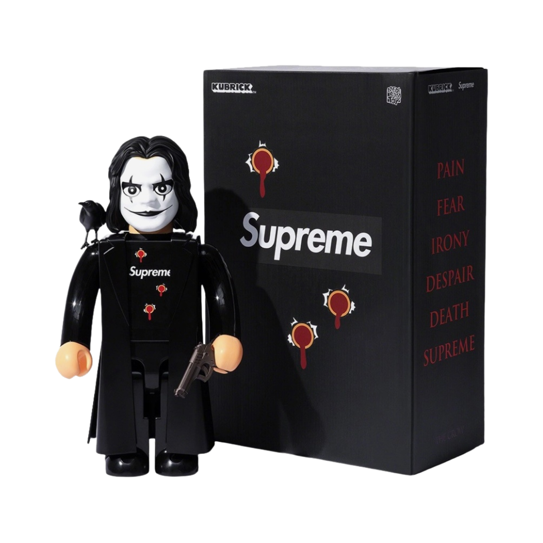 슈프림 x 더 크로우 큐브릭 1000% 블랙 - 21FW(Supreme x The Crow Kubrick 1000% Black - 21FW) - 2