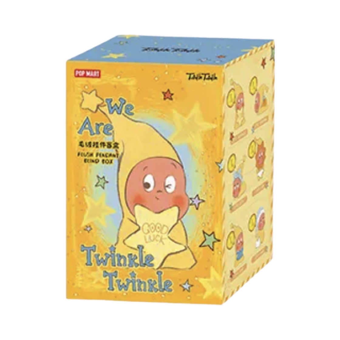 팝마트 우리는 반짝 반짝 작은별 시리즈 인형 키링 미개봉 랜덤박스 (1개입)(Pop Mart We Are Twinkle Twinkle Little Stars Series Plush Keyring Sealed Case (1 Blind Box))