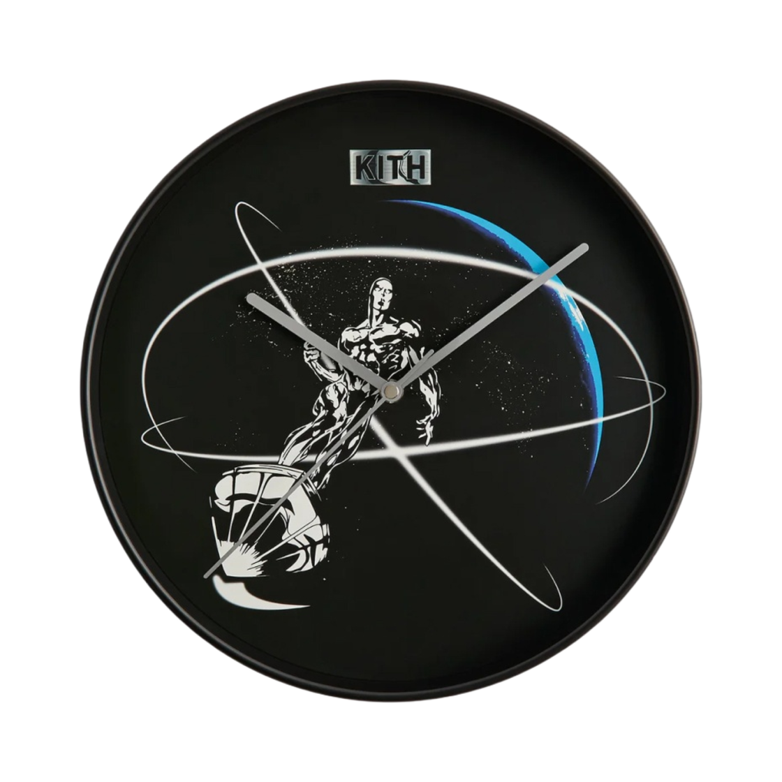 KHL150474 Kith x Marvel Silver Surfer Clock PH Black