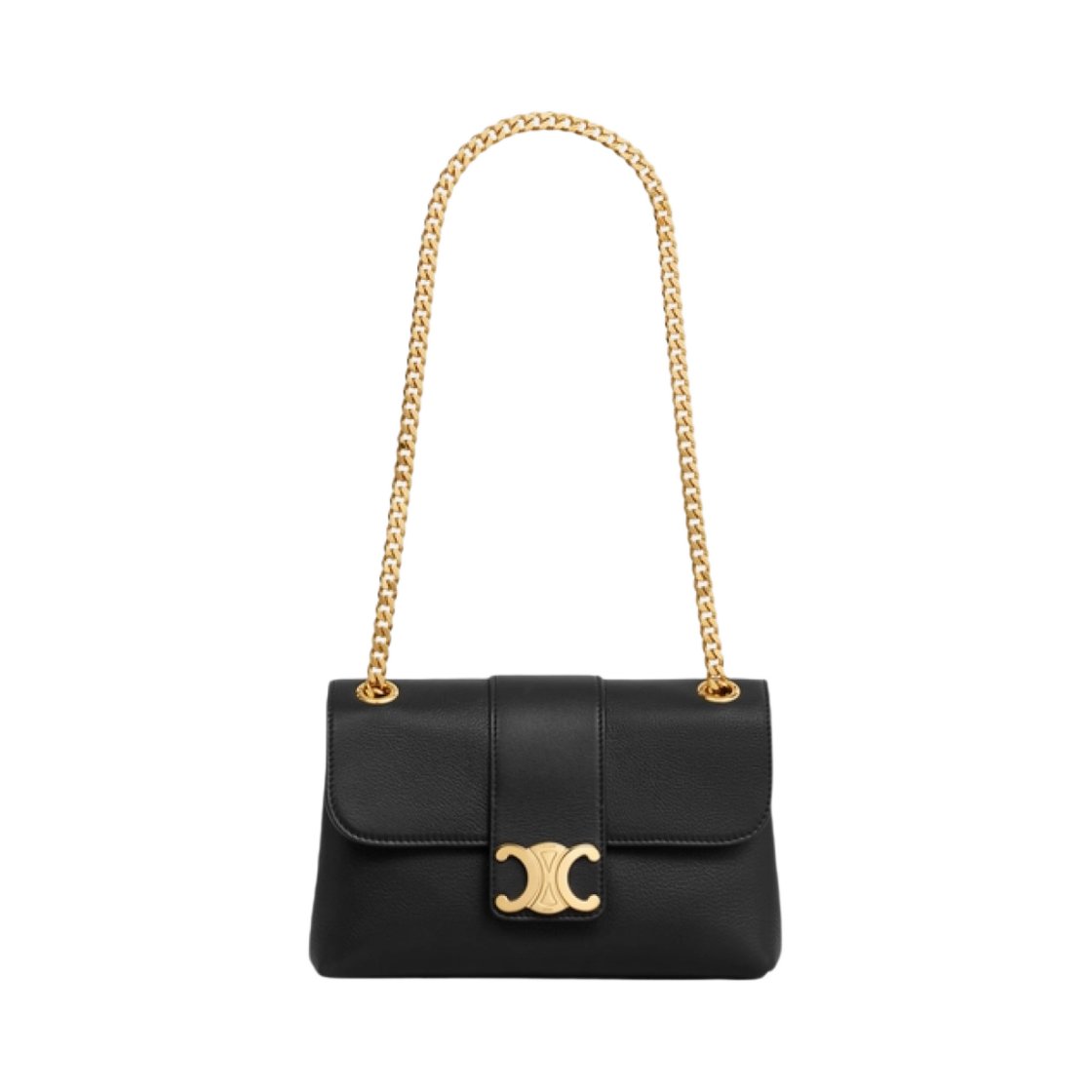 셀린느 서플 카프스킨 틴 빅투아르백 블랙(Celine Teen Victoire Bag in Supple Calfskin Black) - 4