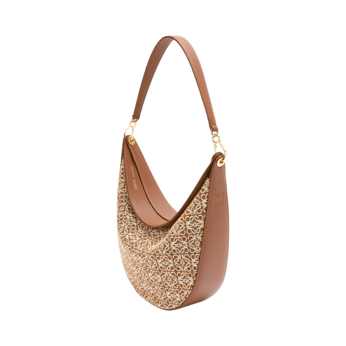 로에베 루나백 아나그램 자카드 앤 클래식 카프스킨 탄 피칸(Loewe Luna Bag in Anagram Jacquard and Classic Calfskin Tan Pecan) - 2