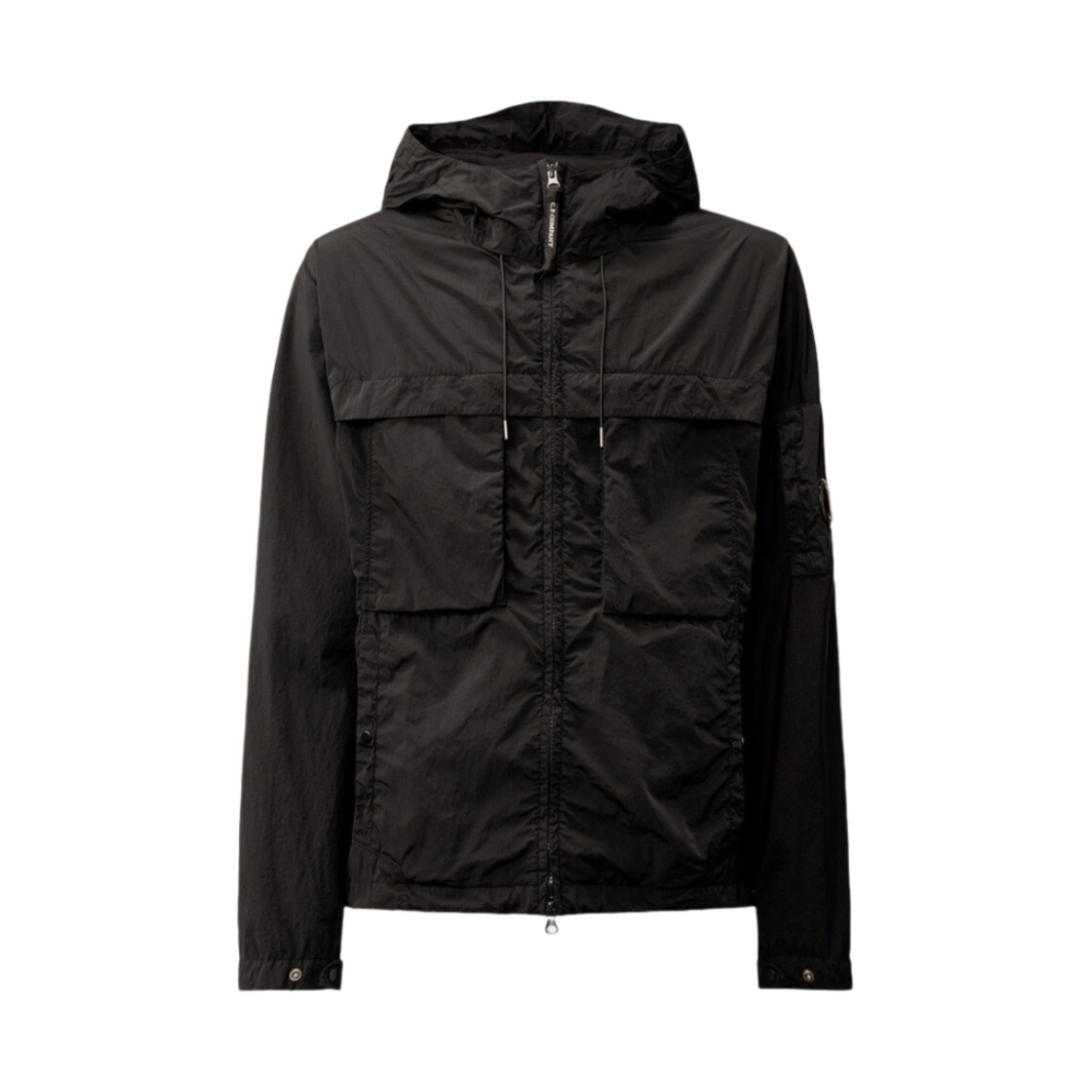 C.P. 컴퍼니 크롬-R 후드 자켓 블랙 - 24SS(C.P. Company Chrome-R Hooded Jacket Black - 24SS)