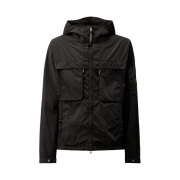 C.P. Company Chrome-R Hooded Jacket Black - 24SS
