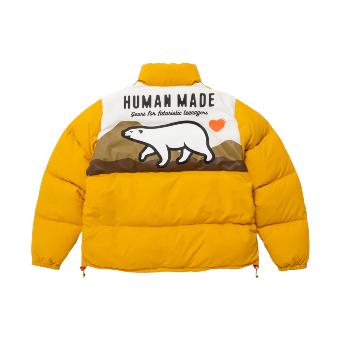 휴먼 메이드 다운 자켓 옐로우(Human Made Down Jacket Yellow) - 1