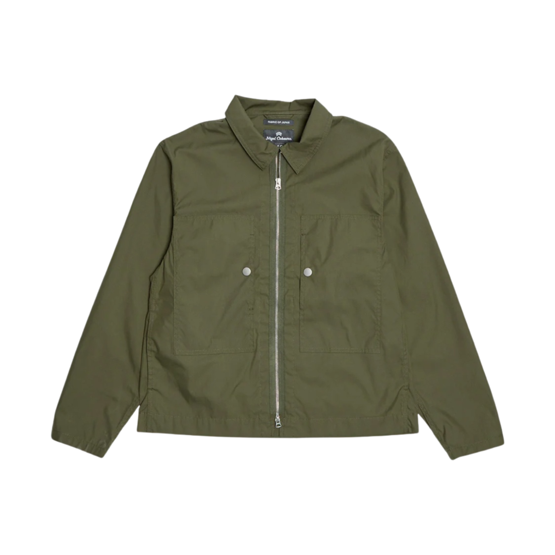 NCOS-SS23-S-1 Nigel Cabourn Zip USMC Shirt Jacket Army