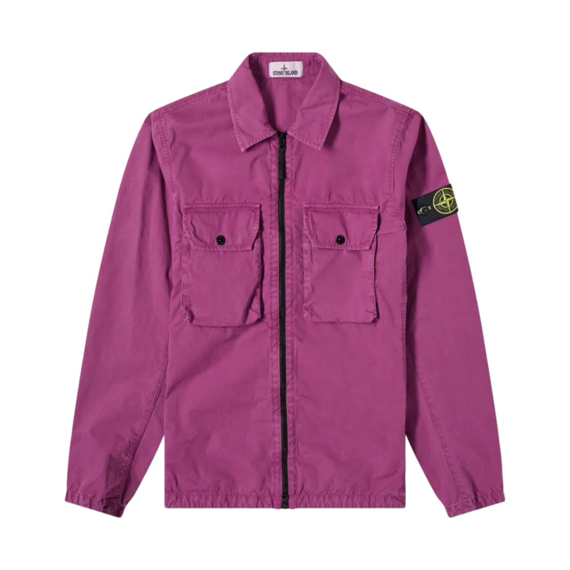 스톤 아일랜드 113WN 올드이펙트 오버셔츠 퍼플 - 21FW