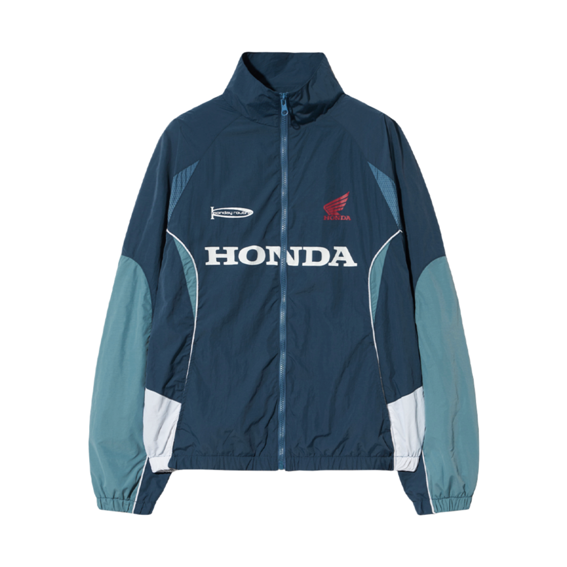 HEF1JK301SNA Honda Track Zip Up Jacket Vintage Blue