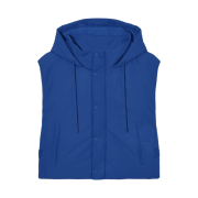 COS Buckled Side Padded Hooded Gilet Bright Blue