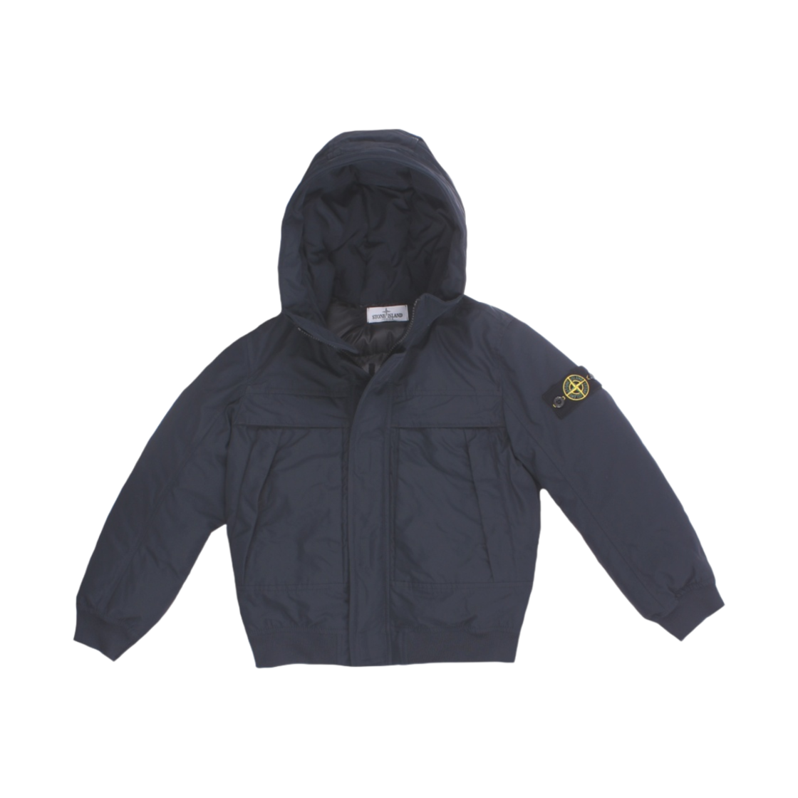 (키즈) 스톤 아일랜드 41032 마이크로 랩스 후드 다운 자켓 네이비 블루 - 21FW((Kids) Stone Island 41032 Micro Reps Hooded Down Jacket Navy Blue - 21FW) - 1