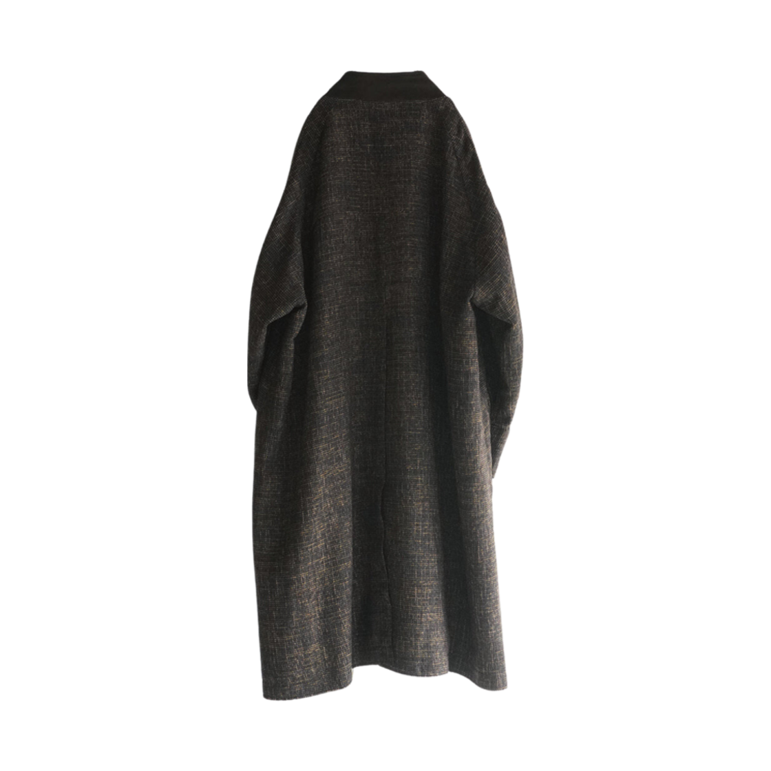 안셀름 트위드 칼라리스 코트 브라운(Ancellm Tweed Collarless Coat Brown) - 2