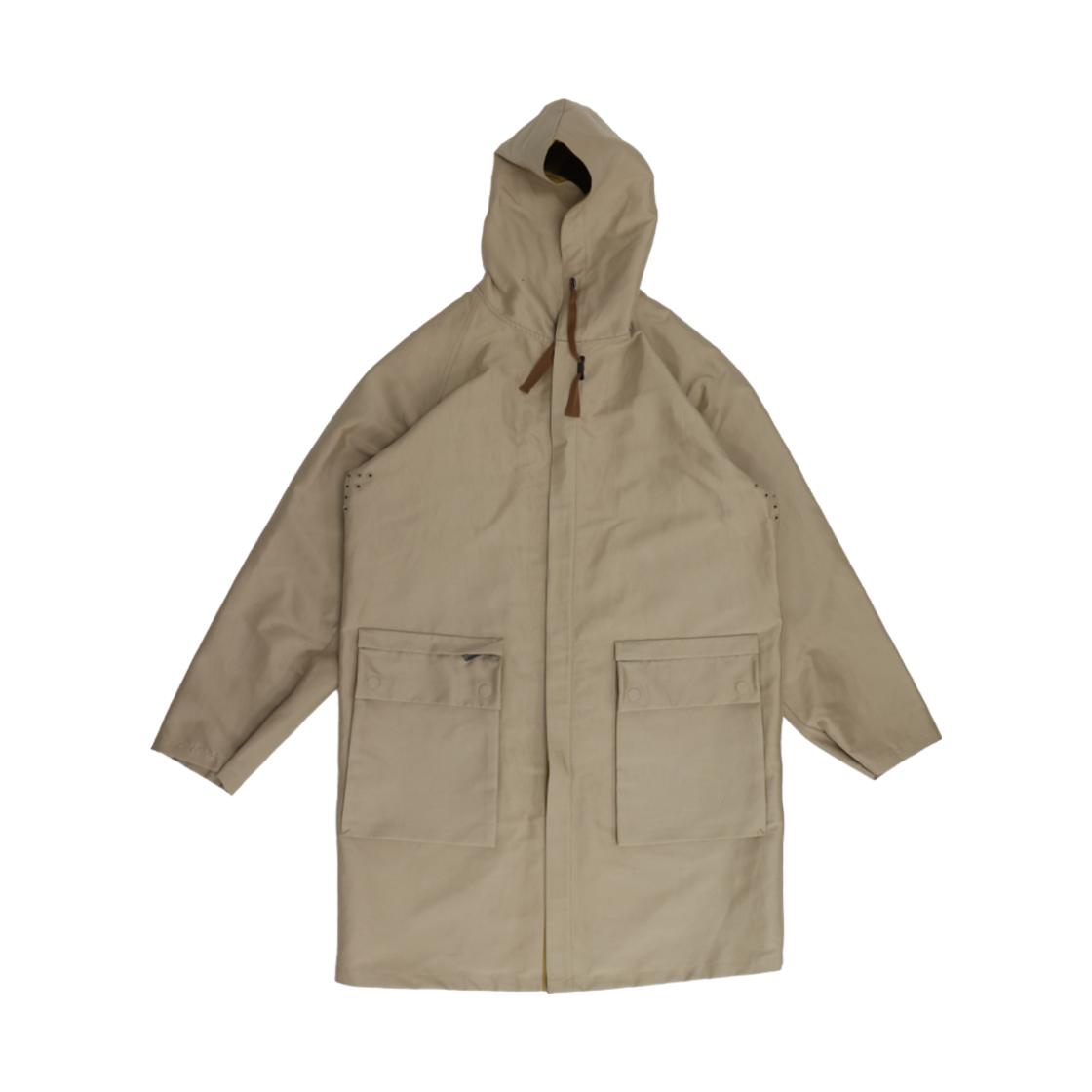 IT6ERU4PSQWM Fendi Hooded Long Coat Beige