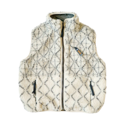 Kapital Kimono Sashiko Boa Fleece Reversible Vest Kinari