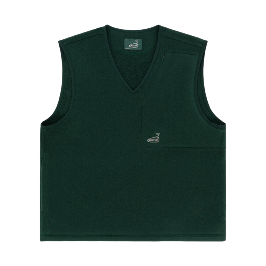 - Aime Leon Dore Golf Fleece V-Neck Vest Pine Grove