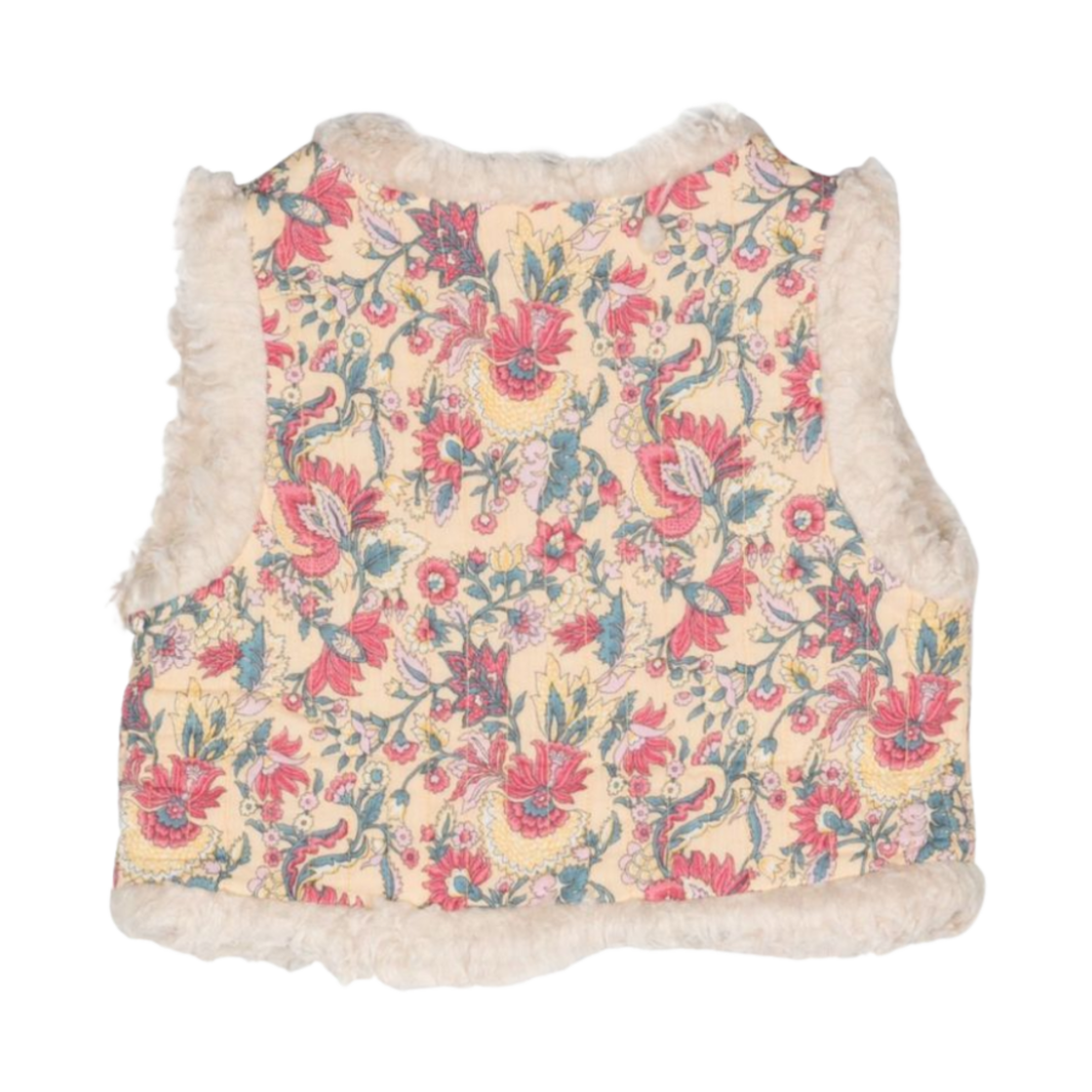 (키즈) 루이스 미샤 멕켄지 리버시블 코튼 질렛 베이지((Kids) Louise Misha Mackenzie Reversible Cotton Gilet Beige) - 2
