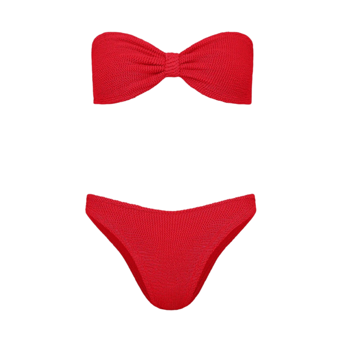 - (W) Hunza G Jean Bikini Red