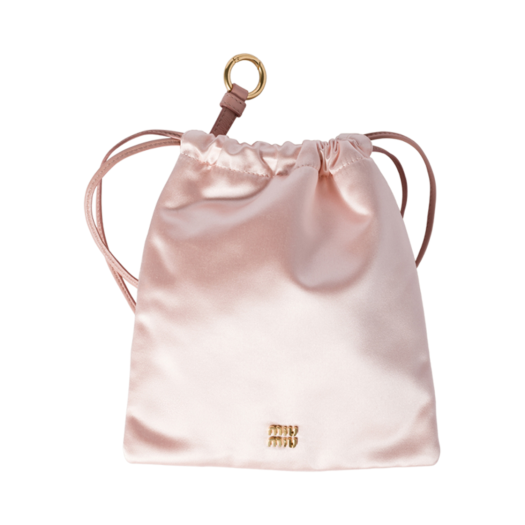 Miu Miu Satin Pouch Orchid Pink