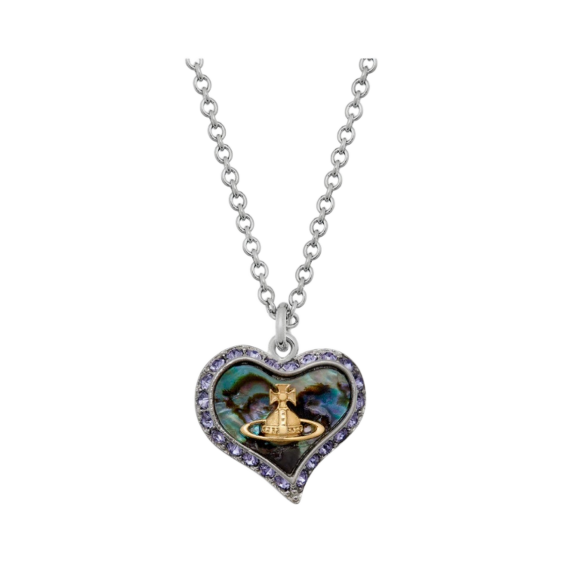 비비안 웨스트우드 페트라 네클리스 플래티넘 골드 오팔(Vivienne Westwood Petra Necklace Platinum Gold Opal) - 2
