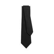 Hermes Faconnee New H Tie Noir