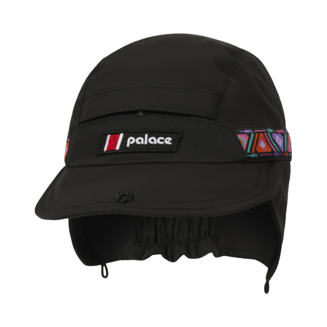 팔라스 x 버그하우스 이어 워머 캡 블랙 - 24FW