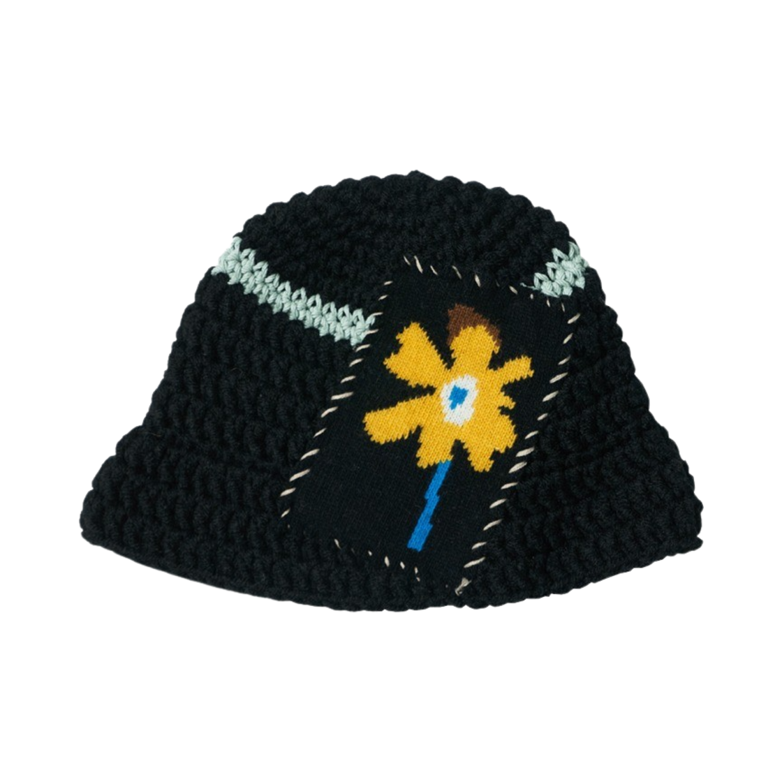 MISU A BARBE☆GORI BUCKET 미수아바흐브 플라워링 버킷 올 블랙 | MISU A BARBE | KREAM