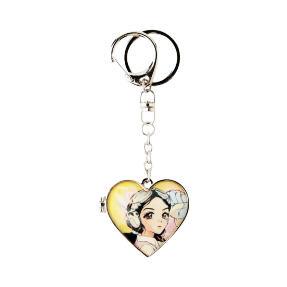 뉴진스 겟 업 메탈 미러 키링 다니엘(NewJeans Get Up Metal Mirror Keyring Danielle) - 1
