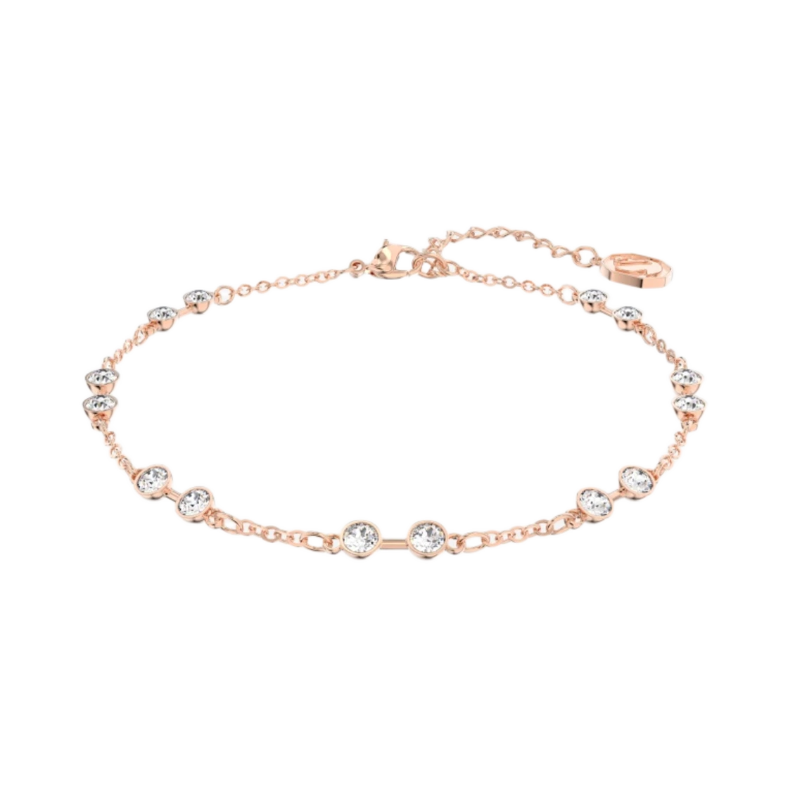 Swarovski (W) Swarovski Remix Collection Strand Round Cut White Rose Gold Plated · ONE SIZE