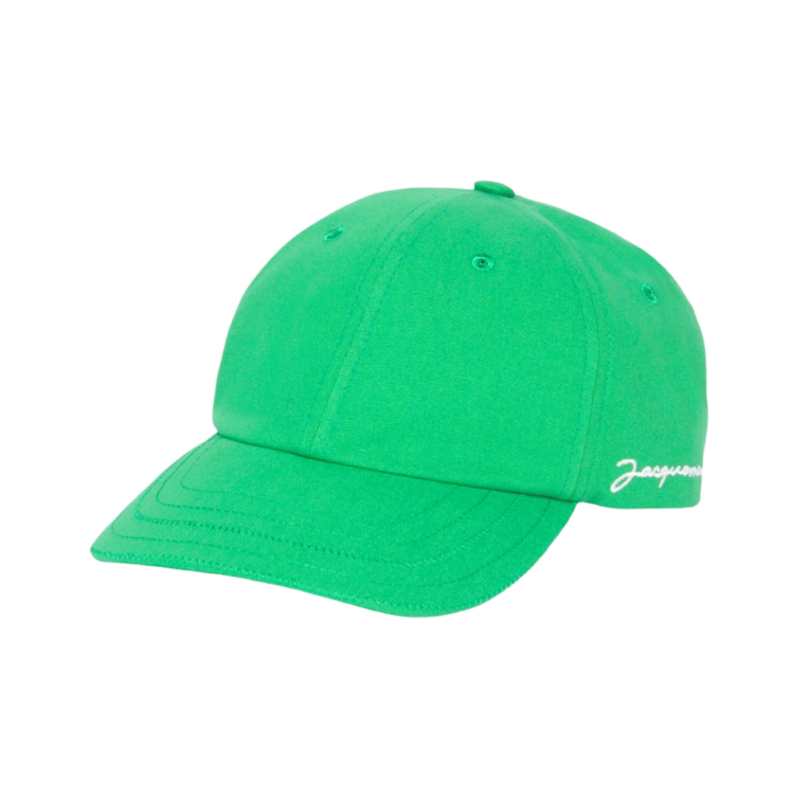 216AC009-5001-550 Jacquemus La Casquette Jacquemus Signature Cap Green - 대표 이미지 #1