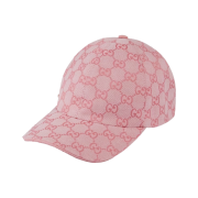 Gucci GG Canvas Baseball Hat Pink