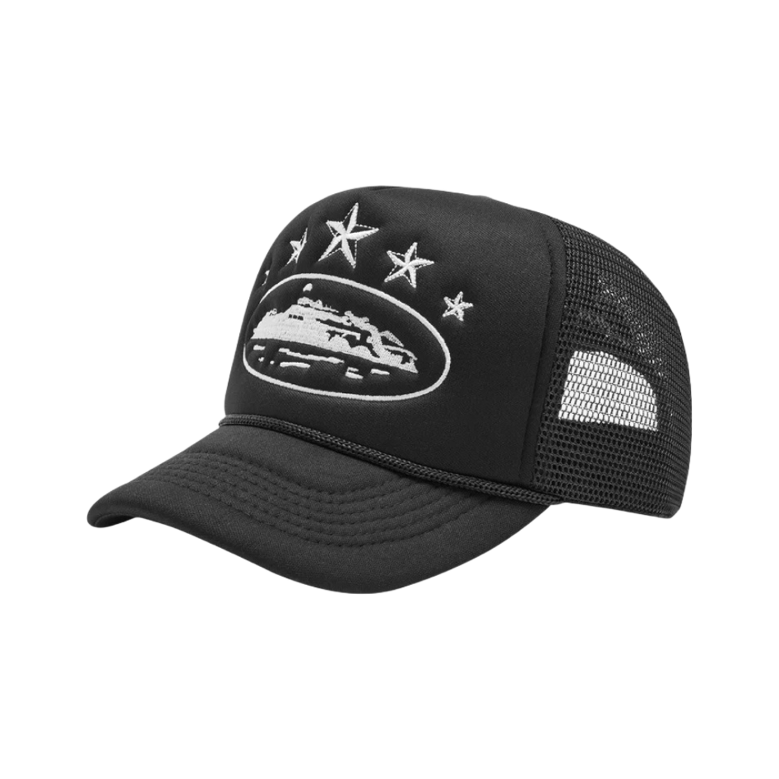 코르테이즈 5 스타즈 알카트라즈 트러커 블랙(Corteiz 5 Starz Alcatraz Trucker Black)