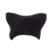 (W) Knwls Precious Beanie Black