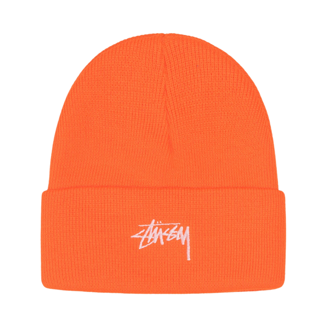 스투시 스탁 커프 비니 캐롯 오렌지