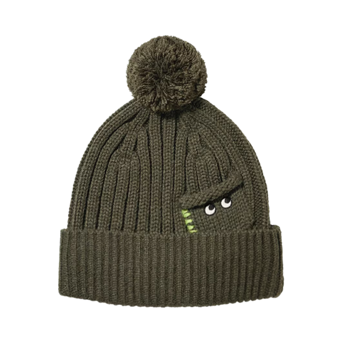 유니클로 x 안야 힌드마치 히트텍 비니 올리브