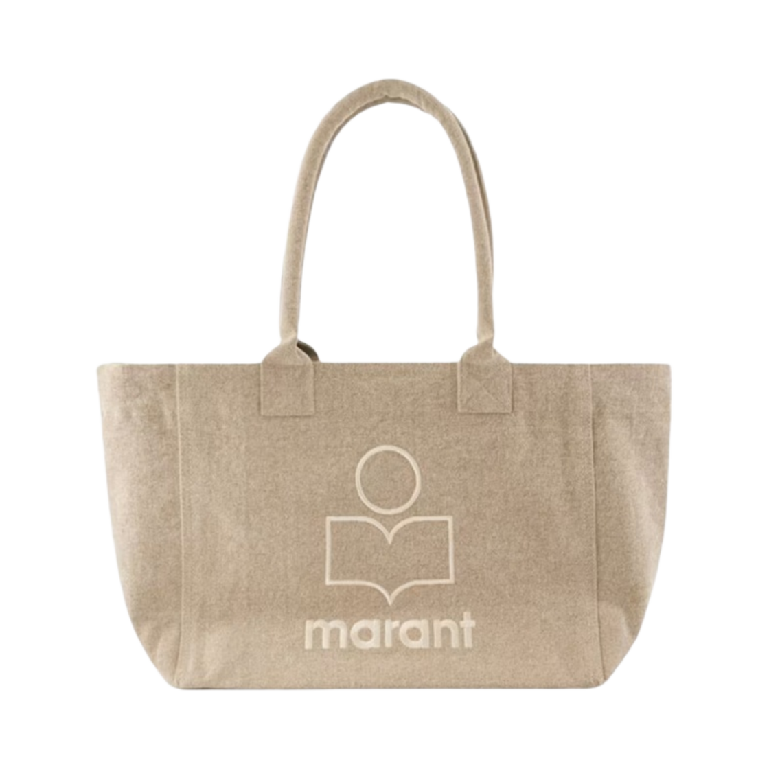 이자벨 마랑 옌키 코튼 토트백 베이지 - 24FW(Isabel Marant Yenky Cotton Tote Bag Beige - 24FW)