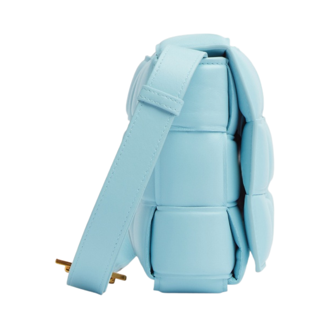 591970VCQR13915 Bottega Veneta Padded Leather Cassette Pale Blue - #2
