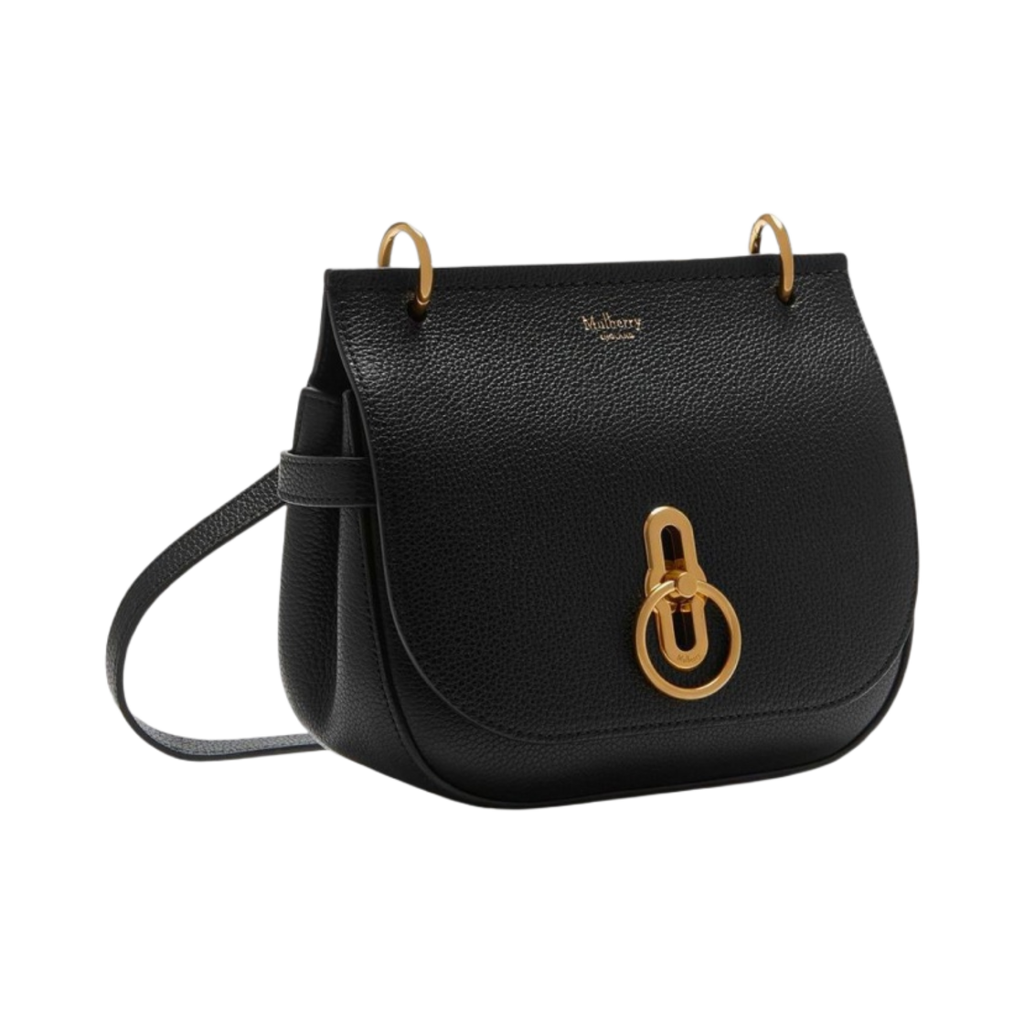 멀버리 스몰 클래식 그레인 스몰 앰벌리 사첼 블랙(Mulberry Small Classic Grain Small Amberley Satchel Black) - 3
