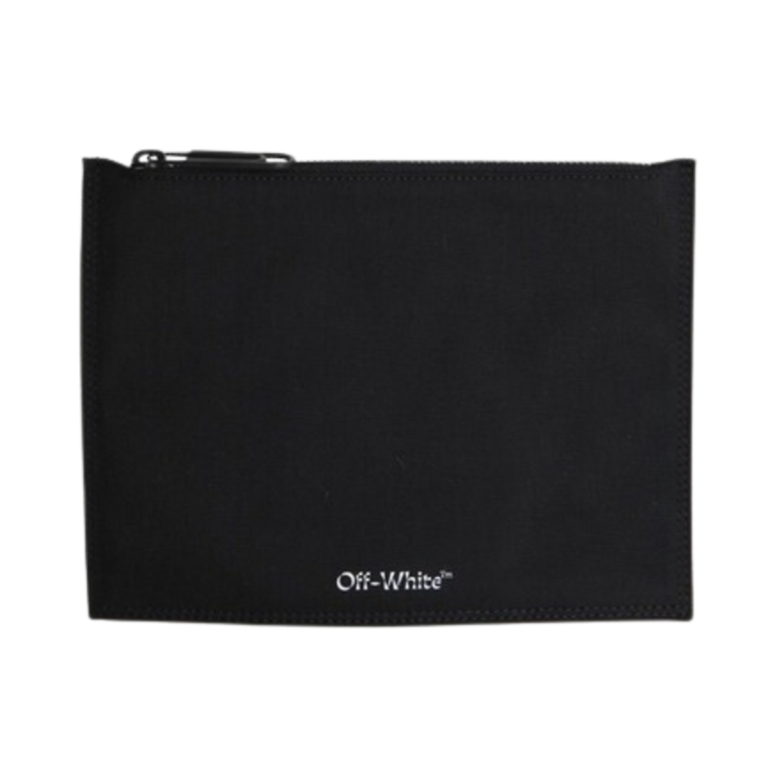 오프화이트 클립 지퍼 파우치 블랙(Off-White Clip Zipped Pouch Black)