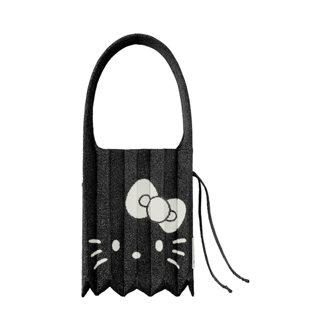 0JSP3TT07FBKS Joseph&Stacey Lucky Pleats Knit S Starry Hello Kitty Fancy Black