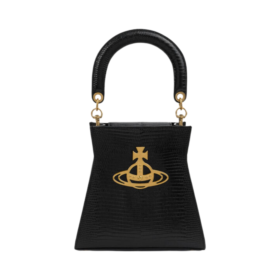 비비안 웨스트우드 켈리 라지 핸드백 블랙(Vivienne Westwood Kelly Large Handbag Black) - 1