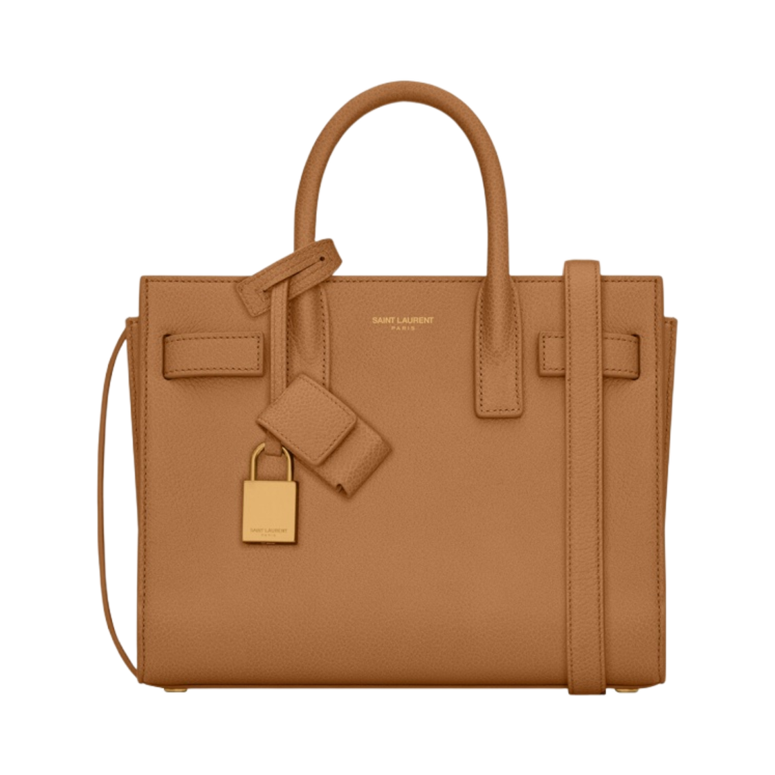 생로랑 삭 드 주르 나노 그레인 레더 시나몬(Saint Laurent Sac De Jour Nano in Grained Leather Cinnamon) - 1