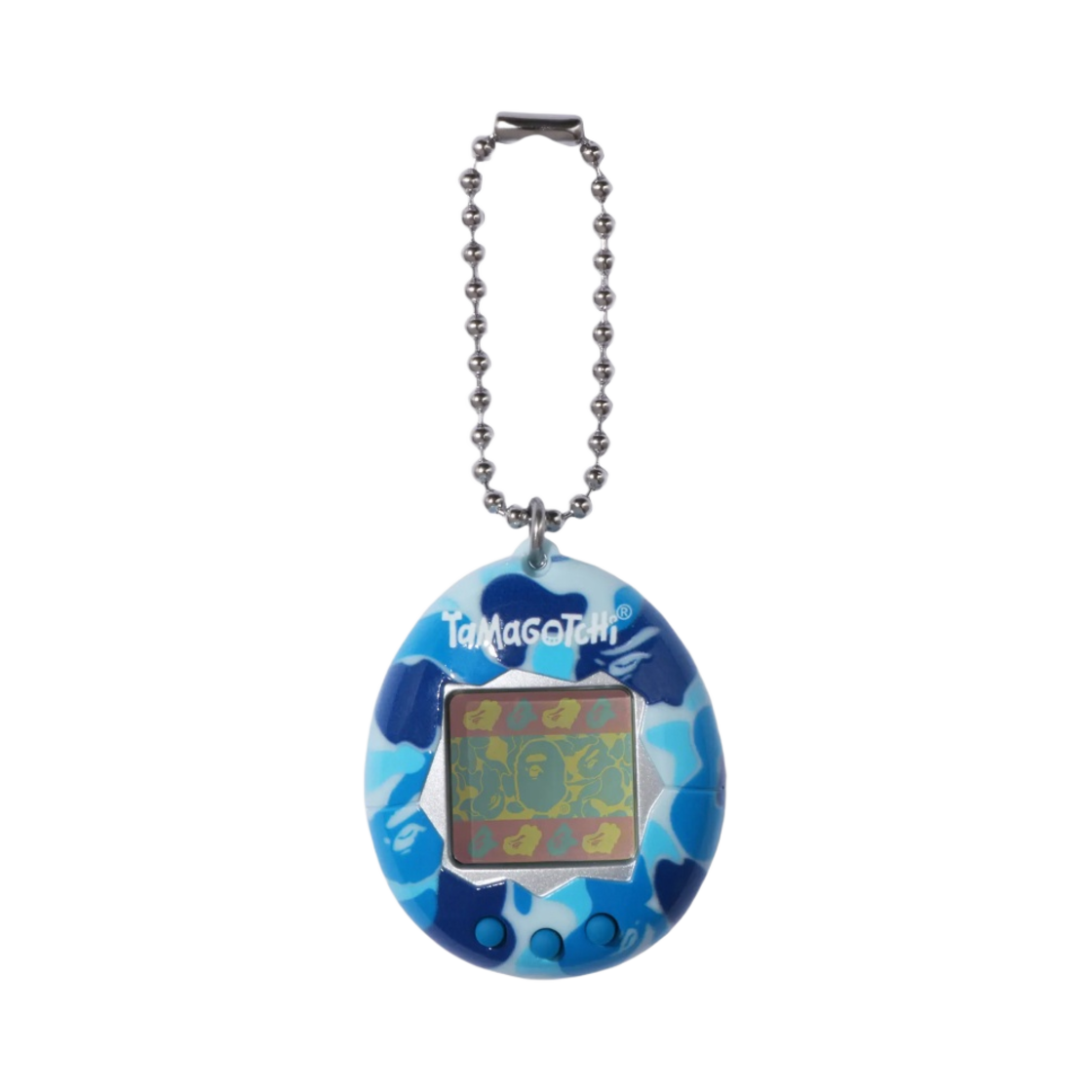 베이프 x 다마고치 ABC 카모 오리지널 다마고치 블루(Bape x Tamagotchi ABC Camo Original Tamagotchi Blue)