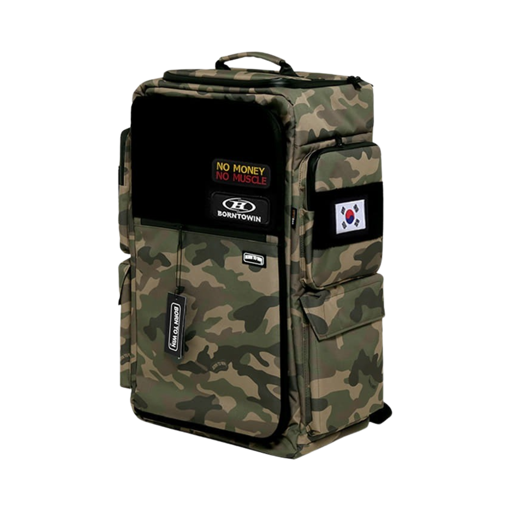 본투윈 B2 백팩 패치 버전 다크 베이지 카모(BORN TO WIN B2 Backpack Patch Ver Dark Beige Camo)