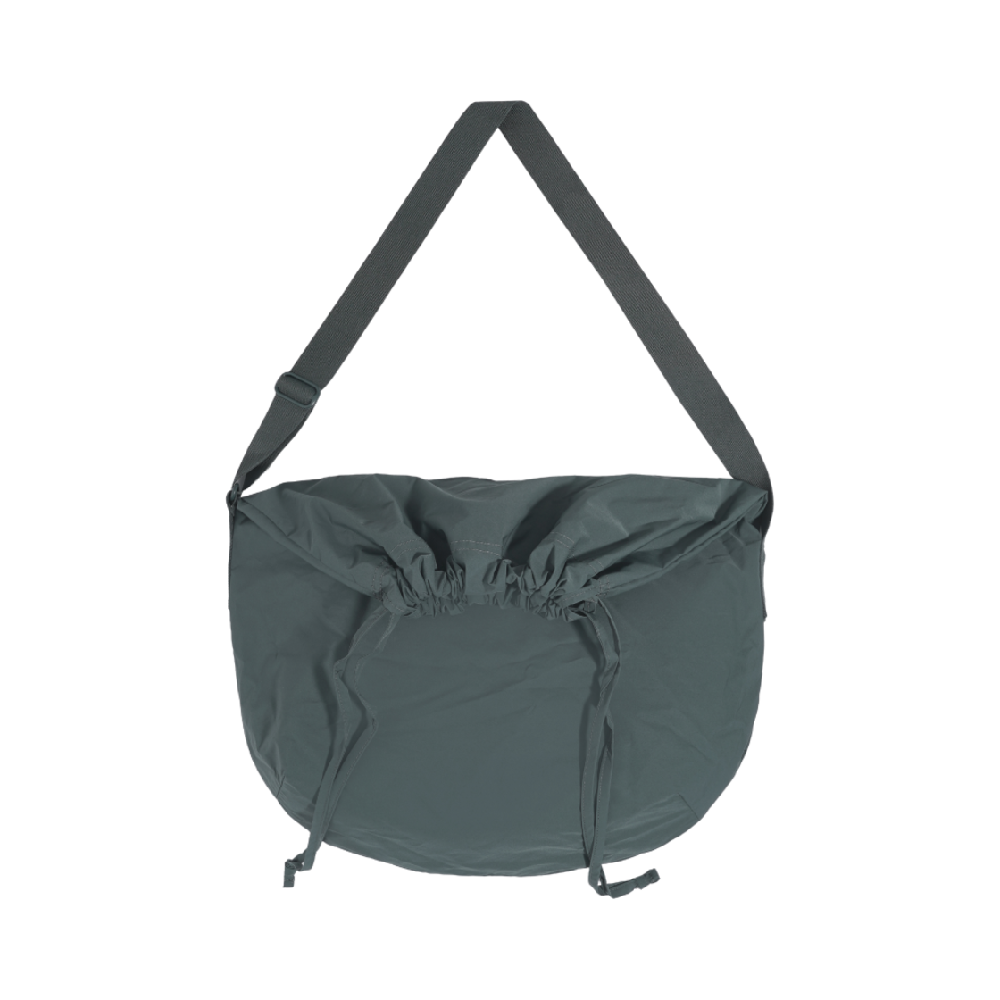 유니클로 U 드로우스트링 숄더백 그린(Uniqlo U Drawstring Shoulder Bag Green)