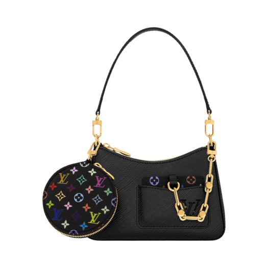 Louis Vuitton x Murakami Takashi Marellini Epi Black Multicolor
