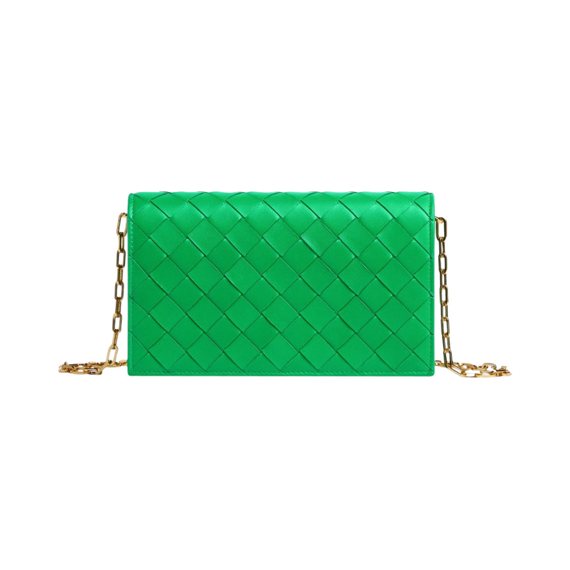 보테가 베네타 인트레치아토 미니백 온 체인 패러킷(Bottega Veneta Intrecciato Mini Bag On Chain Parakeet) - 1