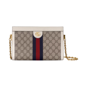 Gucci Ophidia GG Small Shoulder Bag Beige Ebony