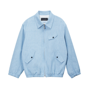 STU Stripe Banding Jacket blue with Micro Apple Slider
